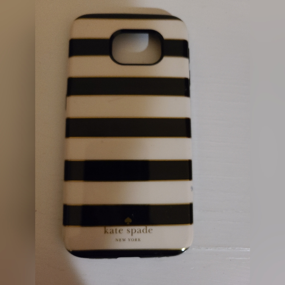 Black and White Striped Kate Spade Phone Cover